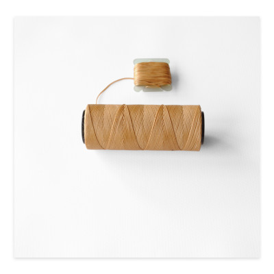 Бежов промазан конец, плосък, 1мм